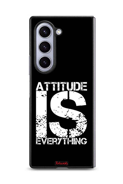 Tolwak غطاء حماية لهاتف Samsung Galaxy Z Fold6 - Attitude Is Everything