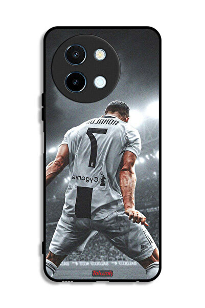 Tolwak غطاء حماية لهاتف Vivo Y38 5G بطبعة احتفال كريستيانو رونالدو