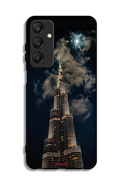 Tolwak Samsung Galaxy A25 5G Protective Case Cover Burj Khalifa In Night