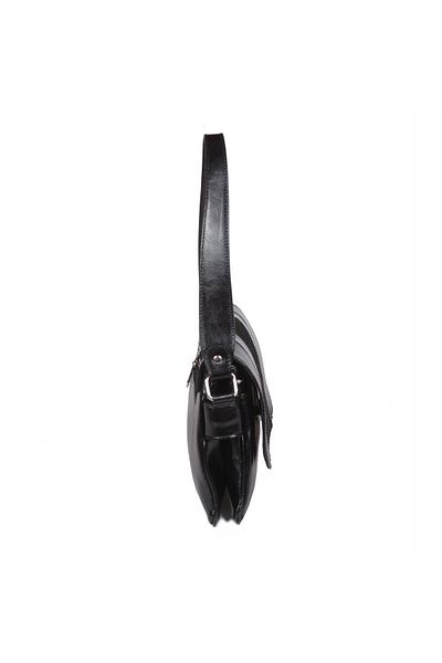 Magazinul de genti Women's genuine leather purse, model 172, Black