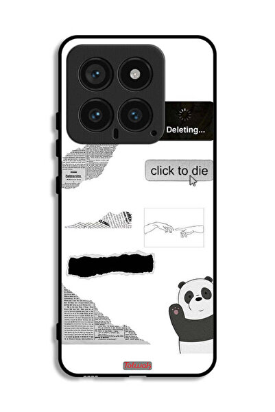 Tolwak غطاء حماية لهاتف شاومي 14 مع ملصق باندا