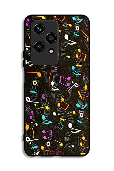 Tolwak غطاء حماية لهاتف Honor 200 Lite 5G بنمط قماش موسيقي