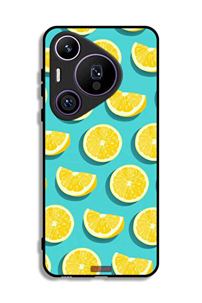 Tolwak غطاء حماية لهاتف هواوي بيورا 70 برو بنمط برتقالي