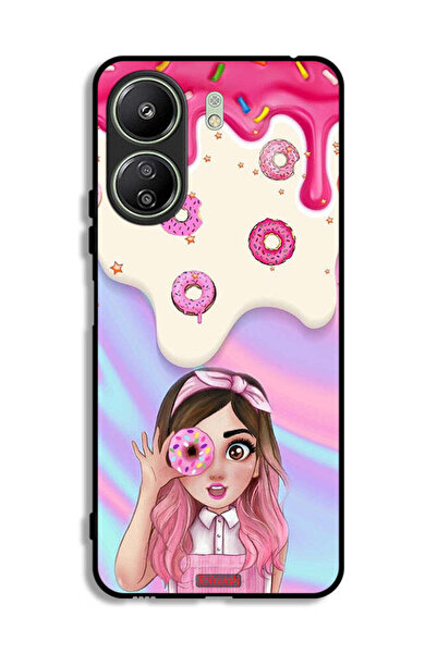 Tolwak غطاء حماية لهاتف شاومي ريدمي 13 سي يحمل صورة دونات