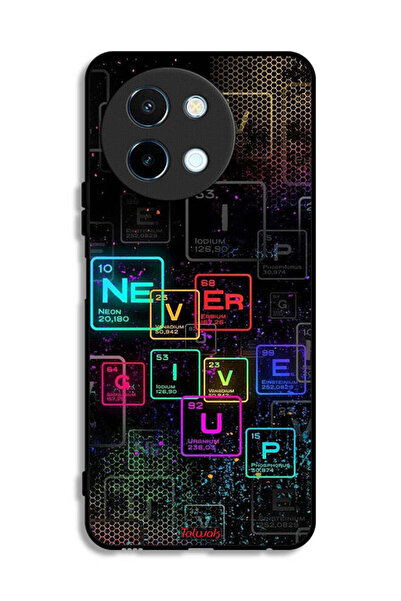 Tolwak غطاء حماية Vivo Y38 5G بتصميم Never Give Up Art