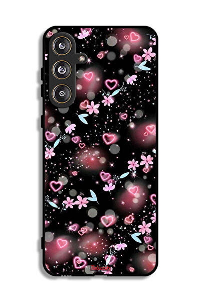 Tolwak غطاء حماية لهاتف سامسونج جالاكسي F55 5G بنقشة قلوب وأزهار صغيرة