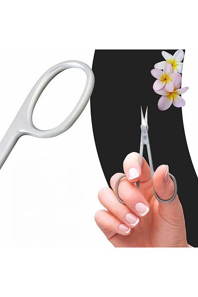 Fabcare Nail Scissors, Stainless Steel, Silver