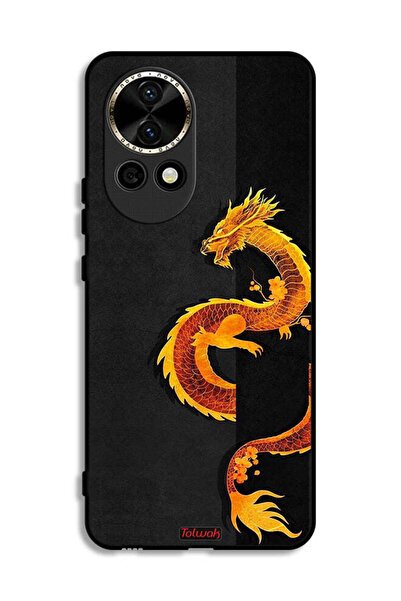 Tolwak Huawei nova 12 5G Protective Case Cover Dragon Art