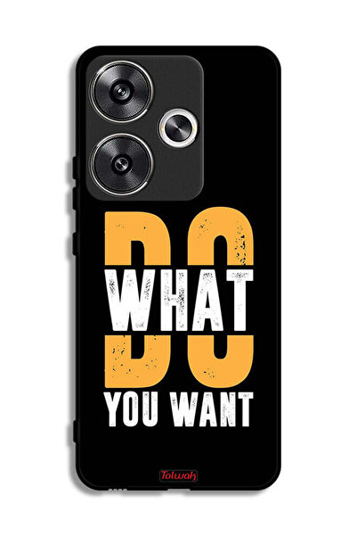 Tolwak غطاء حماية لهاتف Xiaomi Redmi Turbo 3 5G افعل ما تريد