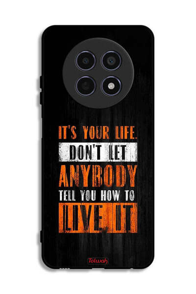 Tolwak غطاء حماية لهاتف Realme 12x 5G Its Your Life