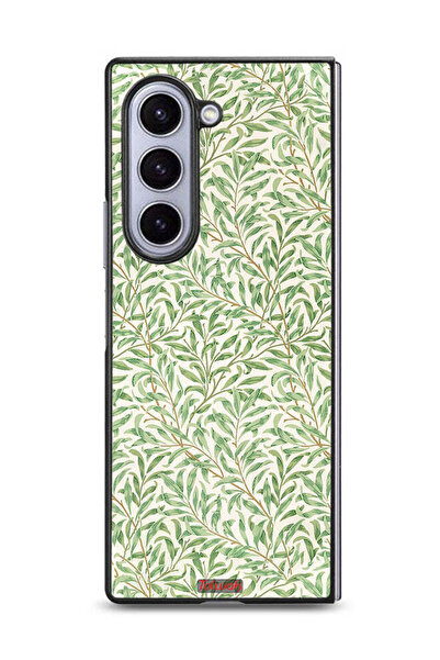 Tolwak غطاء حماية لهاتف سامسونج جالاكسي زد فولد 6 بنقشة غصن الصفصاف الشهيرة