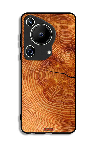 Tolwak غطاء حماية لهاتف هواوي بيورا 70 ألترا، مصنوع من الخشب المتصدع