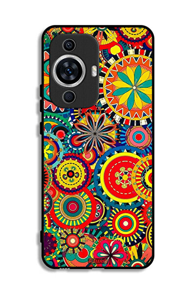 Tolwak غطاء حماية لهاتف هواوي نوفا 12 لايت بنمط ماندالا ملون