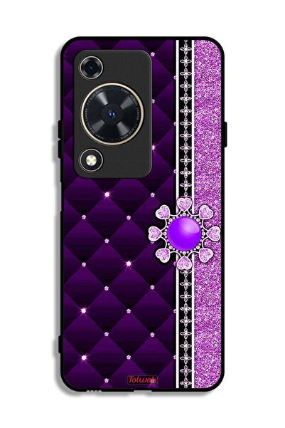 Tolwak غطاء حماية لهاتف هواوي إنجوي 70 بقلوب لامعة