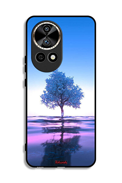 Tolwak غطاء حماية لهاتف هواوي نوفا 12 ألترا 5G بتصميم شجرة نيون وانعكاس مائي ...