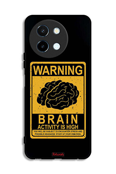 Tolwak غطاء حماية Vivo Y38 5G تحذير من ارتفاع نشاط الدماغ