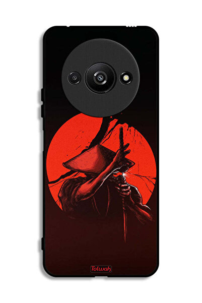Tolwak غطاء حماية لهاتف Xiaomi Redmi A3 4G بتصميم محارب السيف