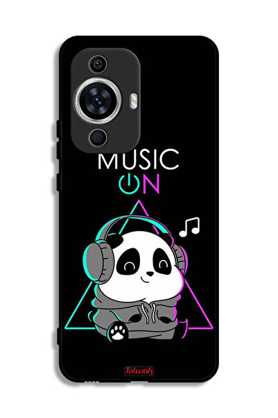 Tolwak غطاء حماية لهاتف هواوي نوفا 12 لايت - موسيقى على الباندا