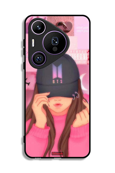 Tolwak غطاء حماية لهاتف هواوي بيورا 70 برو بتصميم فتاة صغيرة