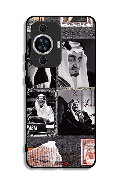 Tolwak غطاء حماية لهاتف هواوي نوفا 12 لايت، ملصق الملك فيصل العتيق
