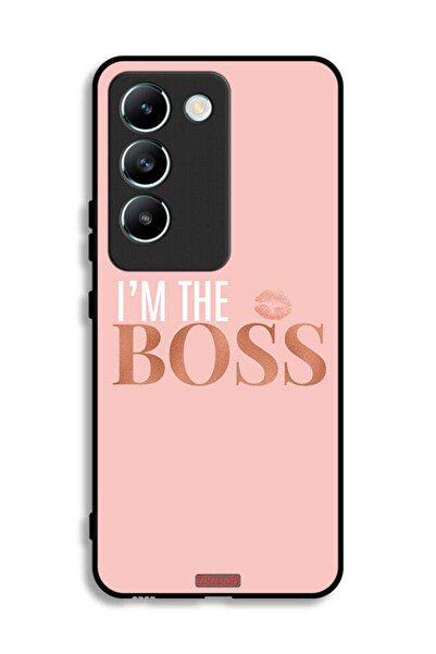 Tolwak غطاء حماية لهاتف Vivo V30 Lite 4G مطبوع عليه عبارة "أنا الرئيس"