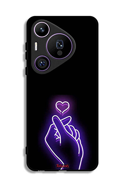 Tolwak غطاء حماية لهاتف هواوي بيورا 70 برو بتصميم قلب صغير