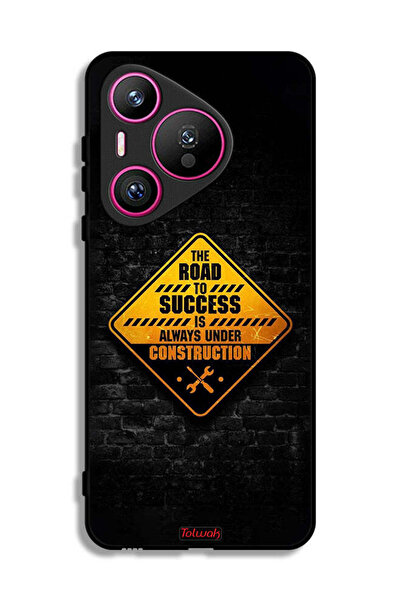 Tolwak غطاء حماية لهاتف هواوي بيورا 70 الطريق إلى النجاح دائمًا قيد الإنشاء