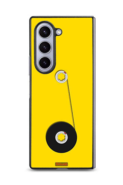 Tolwak غطاء حماية لهاتف سامسونج جالاكسي زد فولد 6 - تصميم عجلة الكاسيت