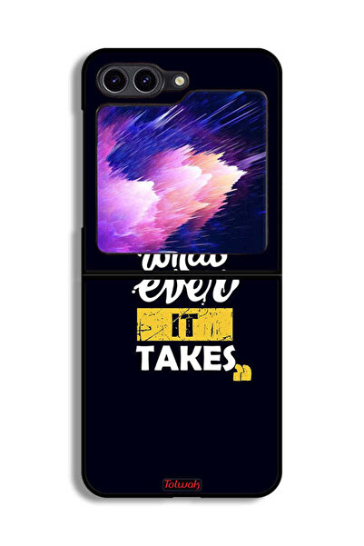 Tolwak غطاء حماية لهاتف Samsung Galaxy Z Flip6 مهما كان الأمر