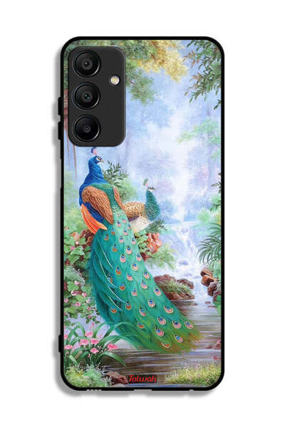 Tolwak غطاء حماية لهاتف سامسونج جالكسي A15 بنقشة الطاووس