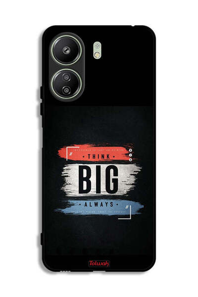 Tolwak غطاء حماية Xiaomi Redmi 13C - فكر دائمًا بشكل كبير