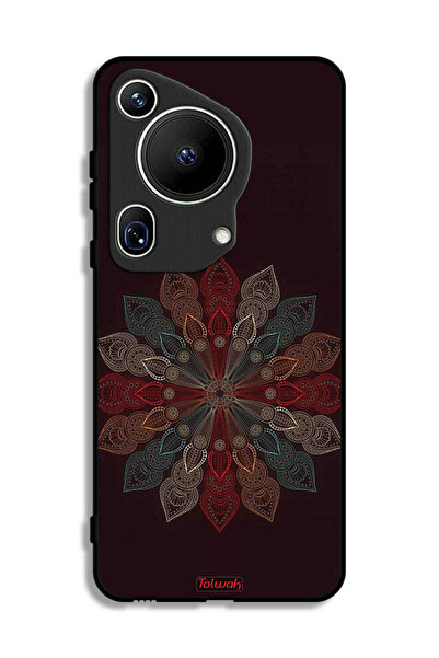 Tolwak غطاء حماية فائق لهاتف هواوي بيورا 70 بتصميم زهرة ماندالا