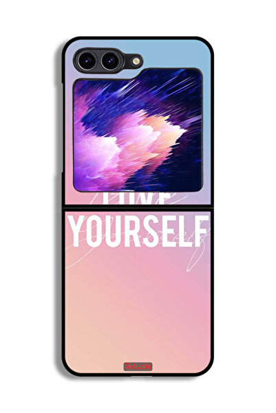 Tolwak غطاء حماية لهاتف Samsung Galaxy Z Flip6 - Love Yourself
