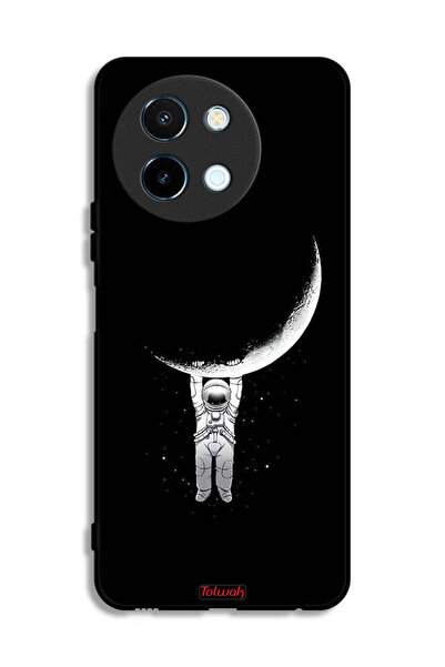 Tolwak غطاء حماية لهاتف Vivo Y38 5G معلق على سطح القمر