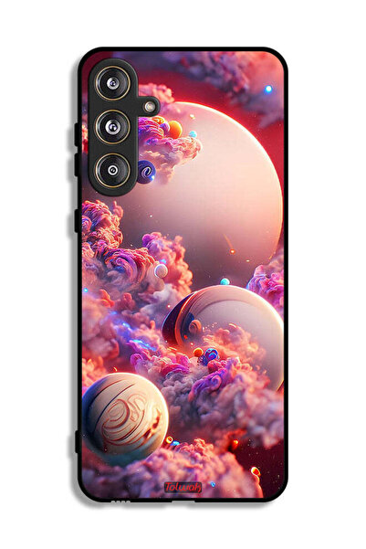 Tolwak Samsung Galaxy M55 5G Protective Case Cover Clouds Abstract Art