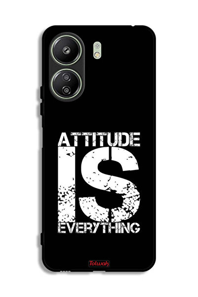 Tolwak غطاء حماية لهاتف Xiaomi Redmi 13C - Attitude Is Everything