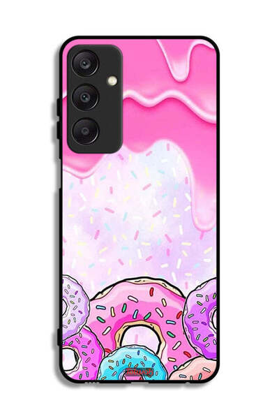 Tolwak Samsung Galaxy A25 5G Protective Case Cover Donut Colors