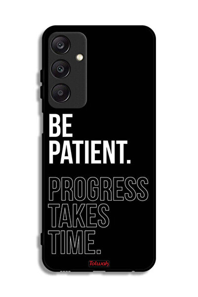 Tolwak غطاء حماية لهاتف Samsung Galaxy A25 5G كن صبورًا فالتقدم يستغرق وقتًا