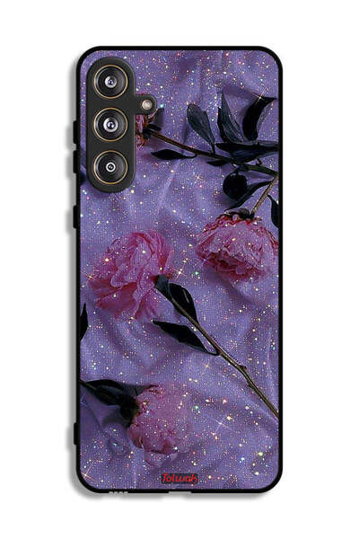 Tolwak غطاء حماية لهاتف سامسونج جالاكسي F55 5G بنقشة ورود لامعة
