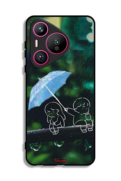 Tolwak غطاء حماية هواوي بيورا 70 برسومات زوجين من الفن التجريدي