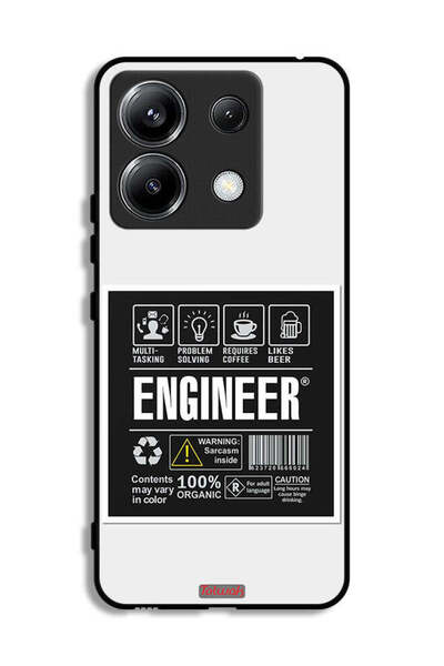 Tolwak غطاء حماية لهاتف Xiaomi Poco X6 5G - ملصق مهندس