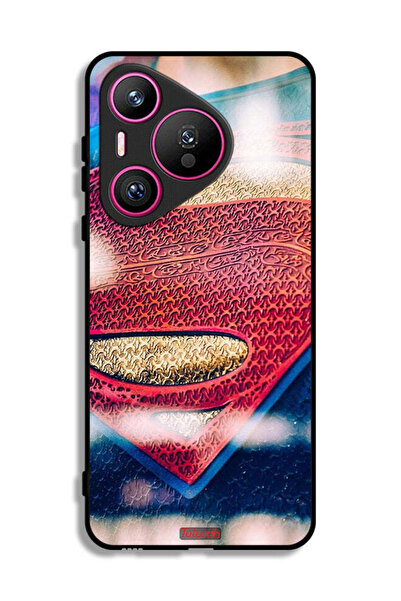 Tolwak غطاء حماية لهاتف هواوي بيورا 70 بشعار سوبرمان