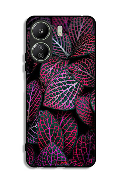 Tolwak غطاء حماية لهاتف شاومي ريدمي 13 سي بنقشة أوراق سالجا