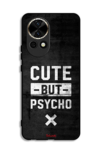 Tolwak Huawei nova 12 5G Protective Case Cover Cute But Psycho