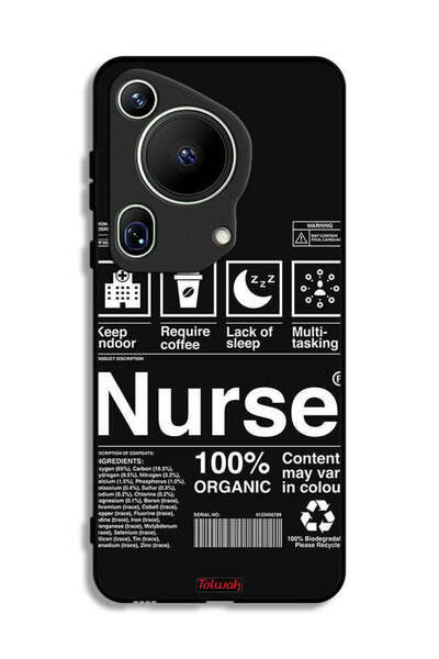 Tolwak غطاء حماية لهاتف هواوي بيورا 70 ألترا بتصميم ممرضة