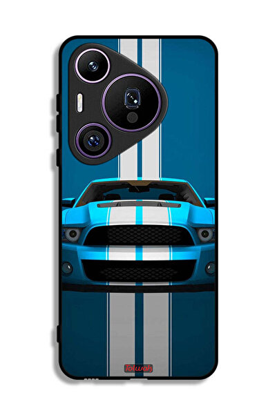 Tolwak غطاء حماية هواوي بيورا 70 برو بتصميم سيارة فنية تجريدية