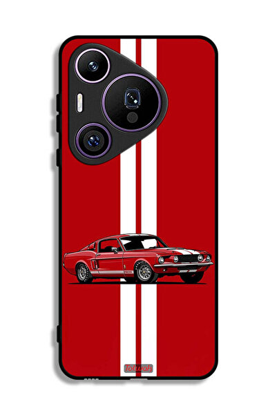 Tolwak غطاء حماية هواوي بيورا 70 برو بتصميم سيارة كلاسيكية تجريدية