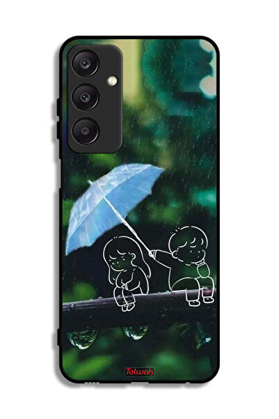 Tolwak غطاء حماية لهاتف Samsung Galaxy A25 5G برسومات زوجين من الفن التجريدي