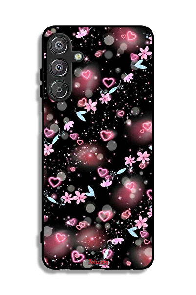 Tolwak غطاء حماية لهاتف سامسونج جالاكسي F15 5G بنقشة قلوب وأزهار صغيرة