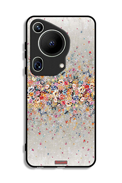 Tolwak غطاء حماية فائق من هواوي بيورا 70 بتصميم زهور صغيرة وفن تجريدي